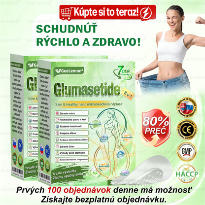 𝐆𝐞𝑒𝐿𝑒𝐦𝐨𝐧® 👩‍⚕️ Glumasetide 8 v 1 Nano mikrotŕňový náplasť – Len raz denne ✅ Viditeľné zmeny za 7 dní na obezitu, ochabnutú pokožku a zdravie