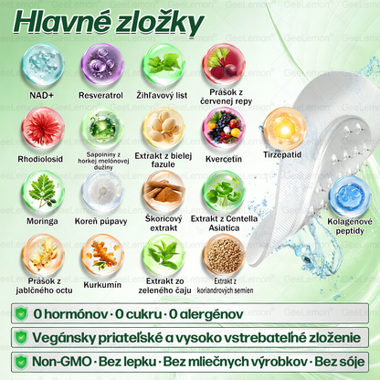 𝐆𝐞𝑒𝐿𝑒𝐦𝐨𝐧® 👩‍⚕️ Glumasetide 8 v 1 Nano mikrotŕňový náplasť – Len raz denne ✅ Viditeľné zmeny za 7 dní na obezitu, ochabnutú pokožku a zdravie