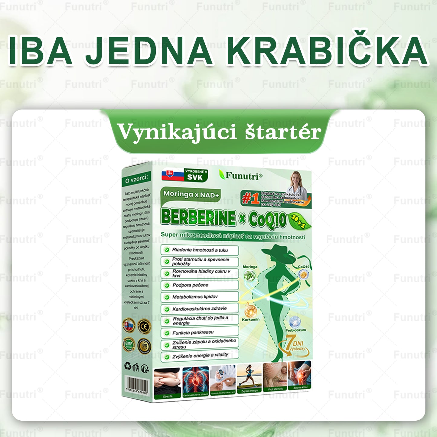 𝐎𝐟𝐢𝐜𝐢á𝐥𝐧𝐲 𝐨𝐛𝐜𝐡𝐨𝐝 ✨ Funutri® 10 v 1 metabolická formujúca náplasť s nano mikroihličkami (𝐒𝐭𝐚čí 𝐫𝐚𝐳 𝐝𝐞𝐧𝐧𝐞, 𝐯𝐢𝐝𝐢𝐭𝐞ľ𝐧é 𝐳𝐦𝐞𝐧𝐲 𝐮ž 𝐳𝐚 𝟕 𝐝𝐧í)